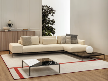 DIZZY - Sectional sofa with removable cover in fabric by Casamania & Horm - view 2